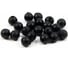 Фидерная бусина Namazu soft beads, pvc, d-8 мм, круглая, черный, 20 шт. N-SBF-16 1