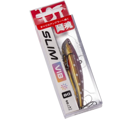 Тонущий вертикальный воблер Lucky John LJ Pro Series SLIM VIB S 80.00/326 LJSVIB80-326