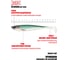 Виброхвосты Lucky John LJ 3D Series BASARA SOFT SWIM 6.0in (15.20)/PG07, 6 шт 140405-PG07B 6