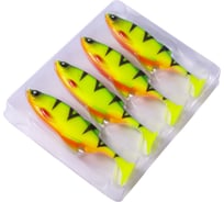 Виброхвосты Lucky John LJ 3D Series ANIRA SOFT SWIM 5.0in (12.70)/A01, 4 шт 140414-A01B