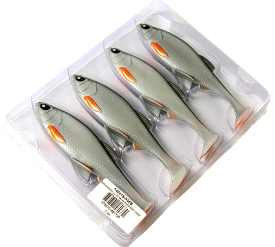 Виброхвосты Lucky John LJ 3D Series ANIRA SOFT SWIM 6.0in (15.20)/A05, 4 шт 140415-A05B