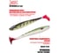 Виброхвосты Lucky John LJ 3D Series BASARA SOFT SWIM 2.5in (06.35)/PG10, 14 шт 140402-PG10B 3