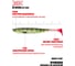 Виброхвосты Lucky John LJ 3D Series BASARA SOFT SWIM 2.5in (06.35)/PG10, 14 шт 140402-PG10B 4