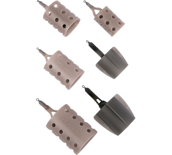 Фидерные кормушки FEEDER CONCEPT FC M6 пластик, 6шт FCPC-M6LB1-SET 1
