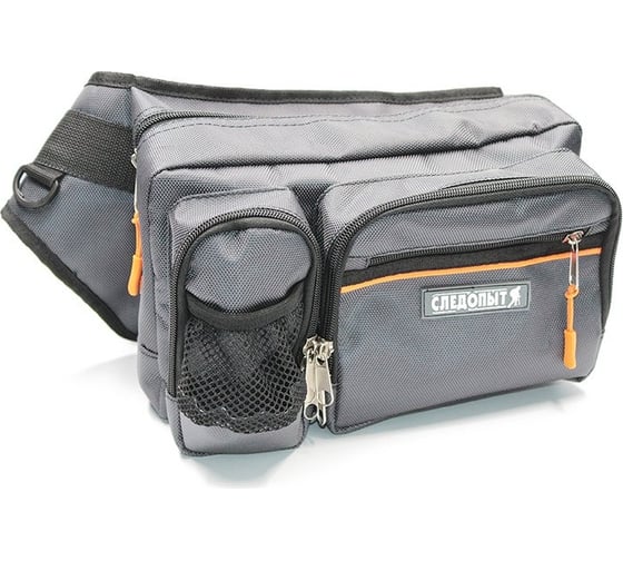 Рыболовная сумка Следопыт fishing hip bag, 28x21x17 см, серый PF-BM-02 1