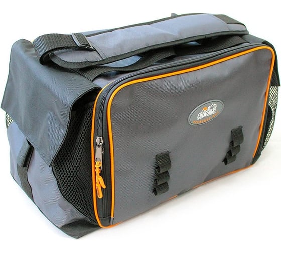 Рыболовная сумка Следопыт lure bag xl, 40x28x24 см, серый + 5 коробок luno 28 PF-BBK-01 1
