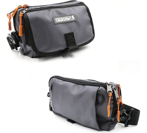 Рыболовная сумка Следопыт street fishing multilock s-pouch, 13.5x22x8 см, серый PF-BBK-08 1