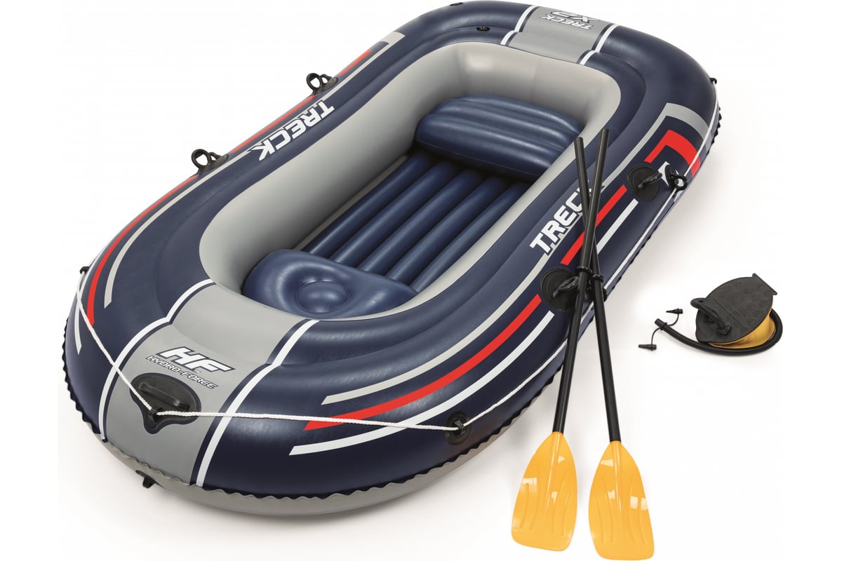 Надувная лодка BestWay Hydro-Force Raft Set 255x127 см с вёслами и насосом  61068 BW 006359 - выгодная цена, отзывы, характеристики, фото - купить в  Москве и РФ