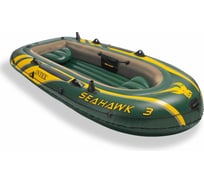 Надувная лодка Intex Seahawk 3 Set до 360 кг 295x137x43 см + весла/насос 68380 15831245