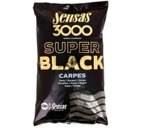 Прикормка Sensas 3000 Super BLACK Carp 1кг 11582