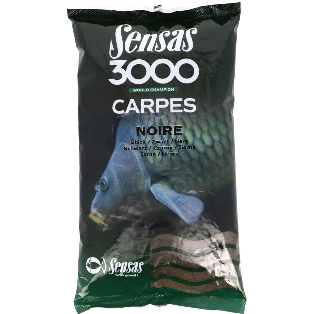 Прикормка Sensas 3000 CARP Noire 1кг 10181 - выгодная цена, отзывы ...