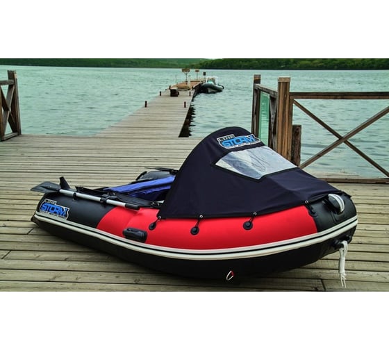 Лодка ПВХ Stormline Adventure Extra 310 красно-чёрная 1040k