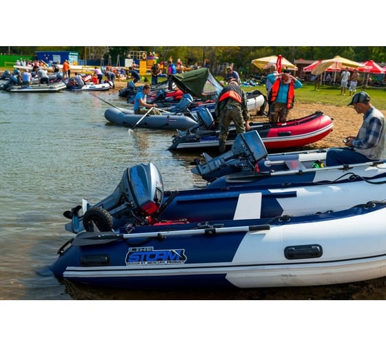 Лодка ПВХ Stormline Adventure Standard 310 бело-синяя 1021b
