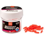 Искусственные съедобные насадки Lucky John LJ Pro Series MAGGOT RED опарыш, 12мм, 30шт 140202-002