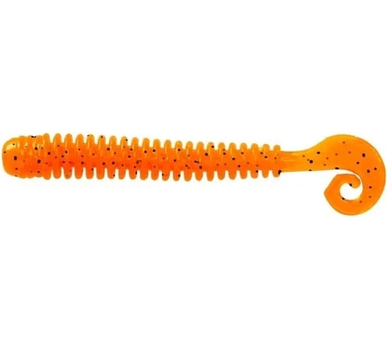 Мягкие приманки LureMax CHEEKY WORM 4''/10 см, Fire Carrot, 6 шт LSCW4-06-008 1