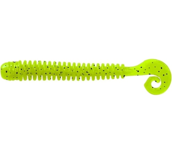 Мягкие приманки LureMax CHEEKY WORM 4''/10см, Lime pepper, 10 шт LSCW4-002 1