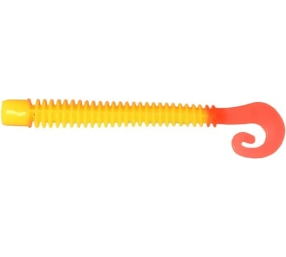 Мягкие приманки LureMax CHEEKY WORM 4''/10 см, Corn RT, 6 шт LSCW4-06-054