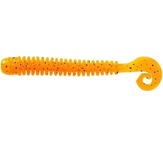 Мягкие приманки LureMax CHEEKY WORM 4''/10см, Caramel Oil, 10 шт LSCW4-004 1