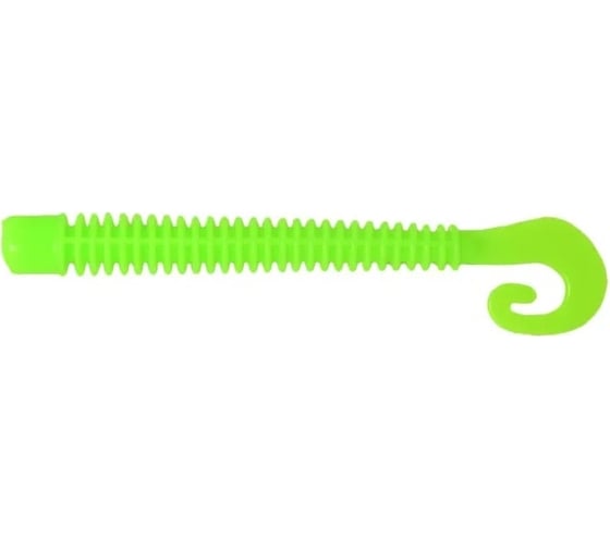 Мягкие приманки LureMax CHEEKY WORM 4''/10 см, Chartreuse True, 6 шт LSCW4-06-042 1