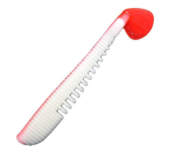 Мягкие приманки LureMax YOBBO 4''/10 см, White RT 4 шт. LSY4-04-053 1