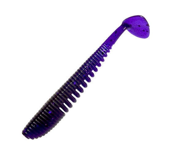 Мягкие приманки LureMax YOBBO 4''/10 см, Deep Purple 4 шт. LSY4-04-021 1