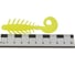 Мягкие приманки LureMax ZUMA 3,5''/8.5 см, 001 - Chartreuse, 5 шт LSZM35-05-001 4