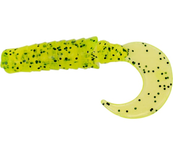 Мягкие приманки LureMax EBISU 2.5"/6.5см, Lime Pepper, 10 шт LSE25-002
