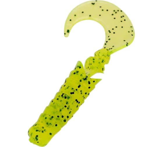 Мягкие приманки LureMax EBISU 2.5"/6.5см, Lime Pepper, 10 шт LSE25-002