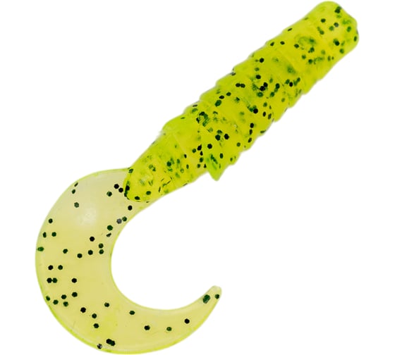 Мягкие приманки LureMax EBISU 2.5"/6.5см, Lime Pepper, 10 шт LSE25-002