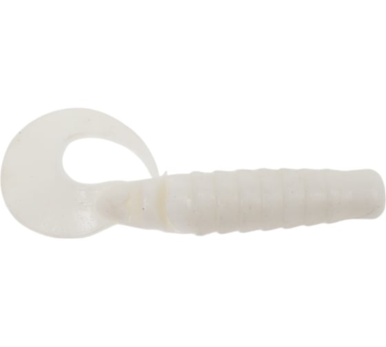 Мягкие приманки LureMax EBISU 2.5"/6.5см, Glow White, 10 шт LSE25-020