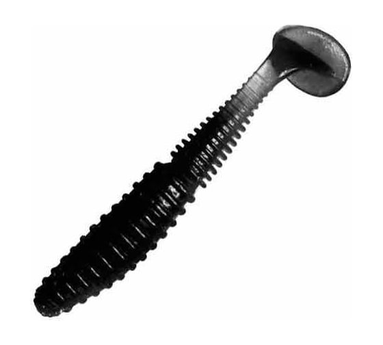 Мягкие приманки LureMax AYAME 3''/7.5 см, Black 10 шт. LSA3-006