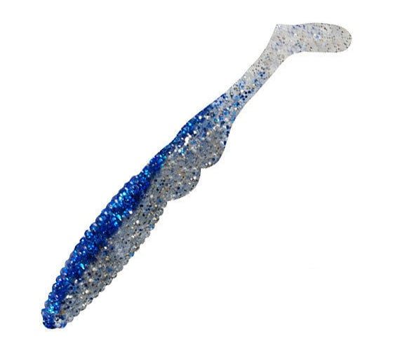Мягкие приманки LureMax BUTCHER 4''/10 см, Smokey Blue 10 шт. LSB4-013 1