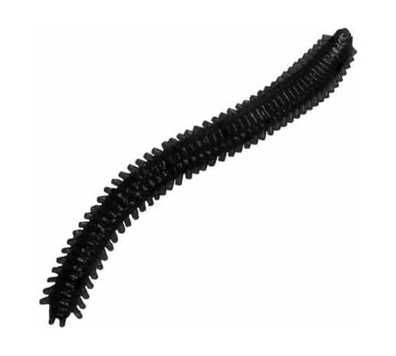 Мягкие приманки LureMax RAG WORM 3''/7см, Black 10 шт. LSRW3-006