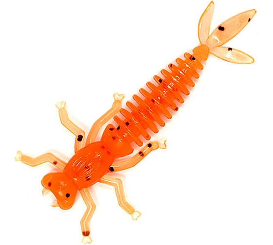 Мягкие приманки LureMax KARAKATITSA 3''/7.5 см, 008 - Fire Carrot 6 шт. LSKK3-06-008 1