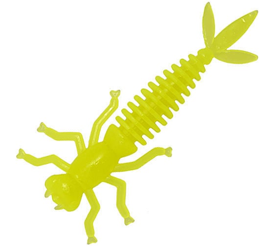 Мягкие приманки LureMax KARAKATITSA 2''/5 см, 001 - Chartreuse 8 шт. LSKK2-08-001