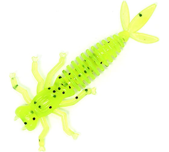 Мягкие приманки LureMax KARAKATITSA 2''/5 см, 002 - Lime pepper 8 шт. LSKK2-08-002