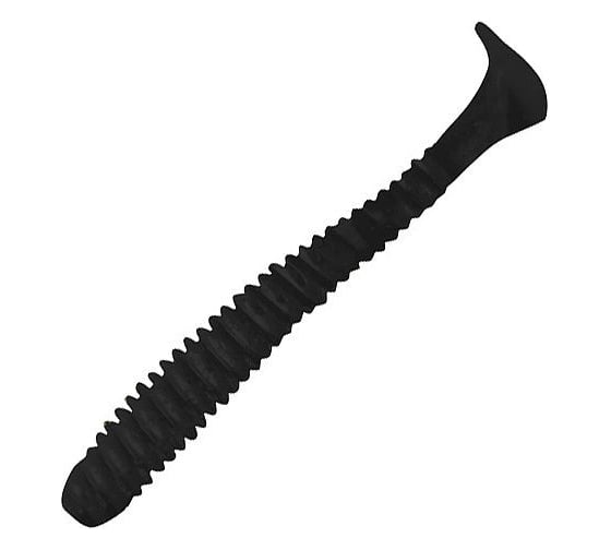 Мягкие приманки LureMax SENSOR 4''/10 см, Black 10 шт. LSSR4-006 1