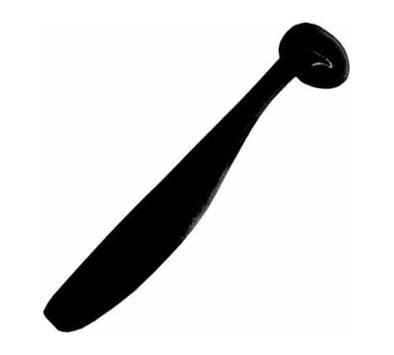 Мягкие приманки LureMax SLIM SHAD 4''/9.5 см, Black 10 шт. LSSLS4-006 1