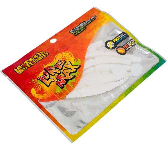 Мягкие приманки LureMax SPY 3''/8 см, White UV 10 шт. LSSY3-009