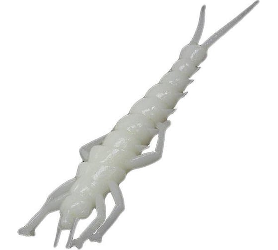 Мягкие приманки LureMax STONE FLY 1.5"/4.5 см,009-White UV 10 шт. LSSF15-10-009 1