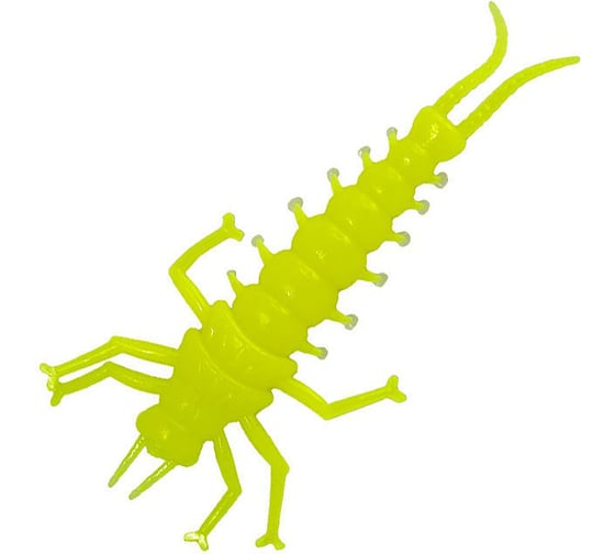 Мягкие приманки LureMax STONE FLY 1.5"/4.5 см, 001-Chartreuse 10 шт. LSSF15-10-001 1