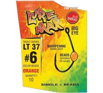 Одинарные крючки LureMax Trout LT37 фосфор №6 LT37-06-P