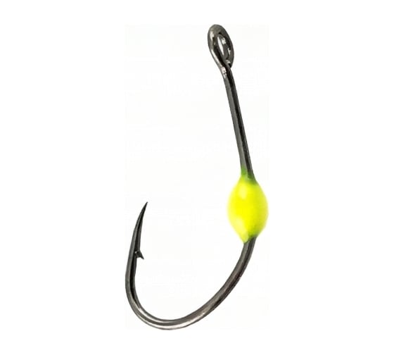 Одинарные крючки LureMax Trout LT37 желтый №4 LT37-04-L