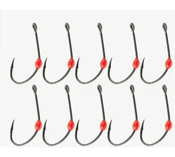 Одинарные крючки LureMax Trout LT37 красный №6 LT37-06-R 1