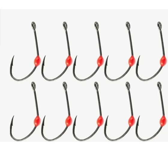 Одинарные крючки LureMax Trout LT37 красный №5 LT37-05-R 1