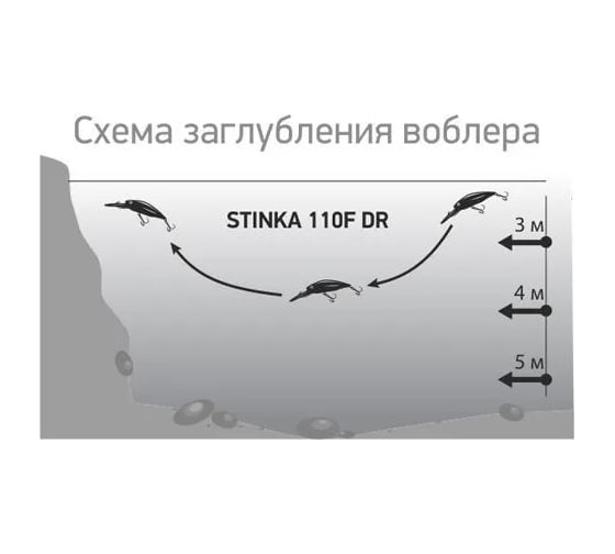 Воблер LureMax STINKA 130FDR-038 17 г LWST130FDR-038