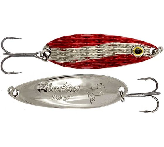 Колеблющаяся блесна LureMax Plankton 75мм, 26 г, цвет 35, white eye LSPL75-35 1