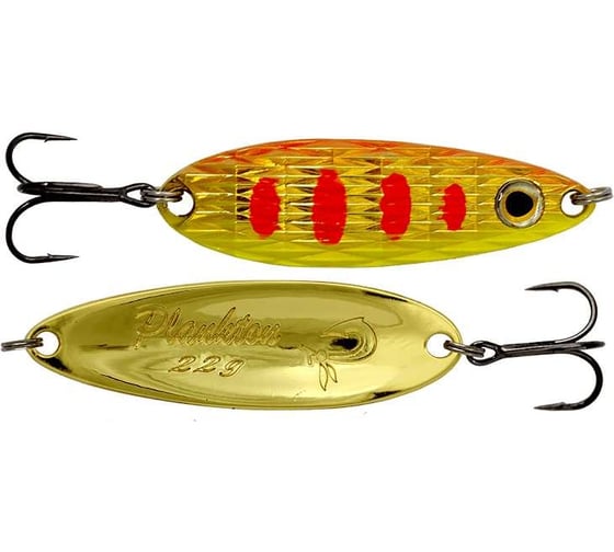 Колеблющаяся блесна LureMax Plankton 64мм, 18 г, цвет 24, white eye LSPL64-24 1