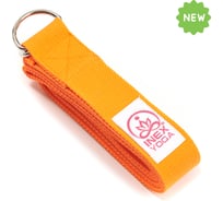 Ремень для йоги INEX Stretch Strap, 240 см, оранжевый NEW HG YSTRAP-OR 24-OR-00