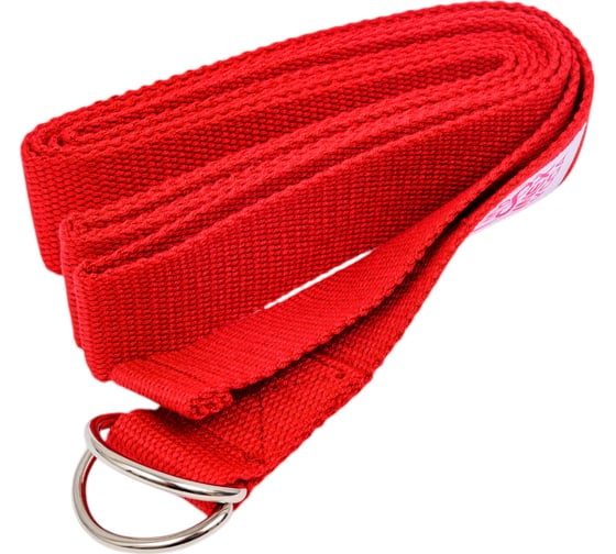 Ремень для йоги INEX Stretch Strap, 240 см, красный NEW HG YSTRAP-RD 24-RD-00